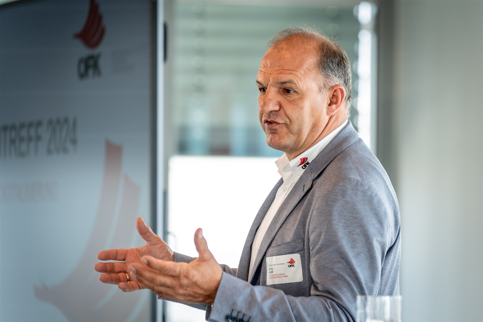 ÖFK Branchentreff 2024 Teilnehmende während einer Präsentation