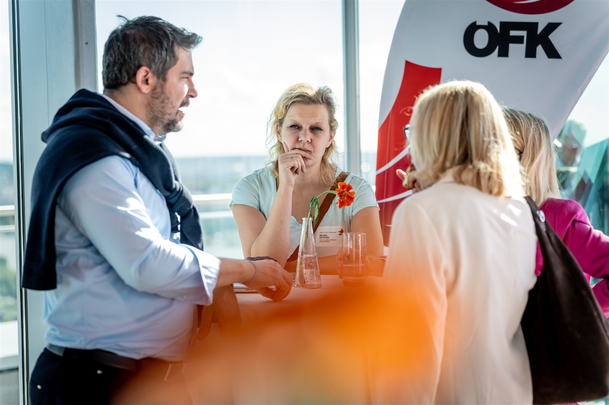 ÖFK Branchentreff 2024 Gäste beim informellen Austausch