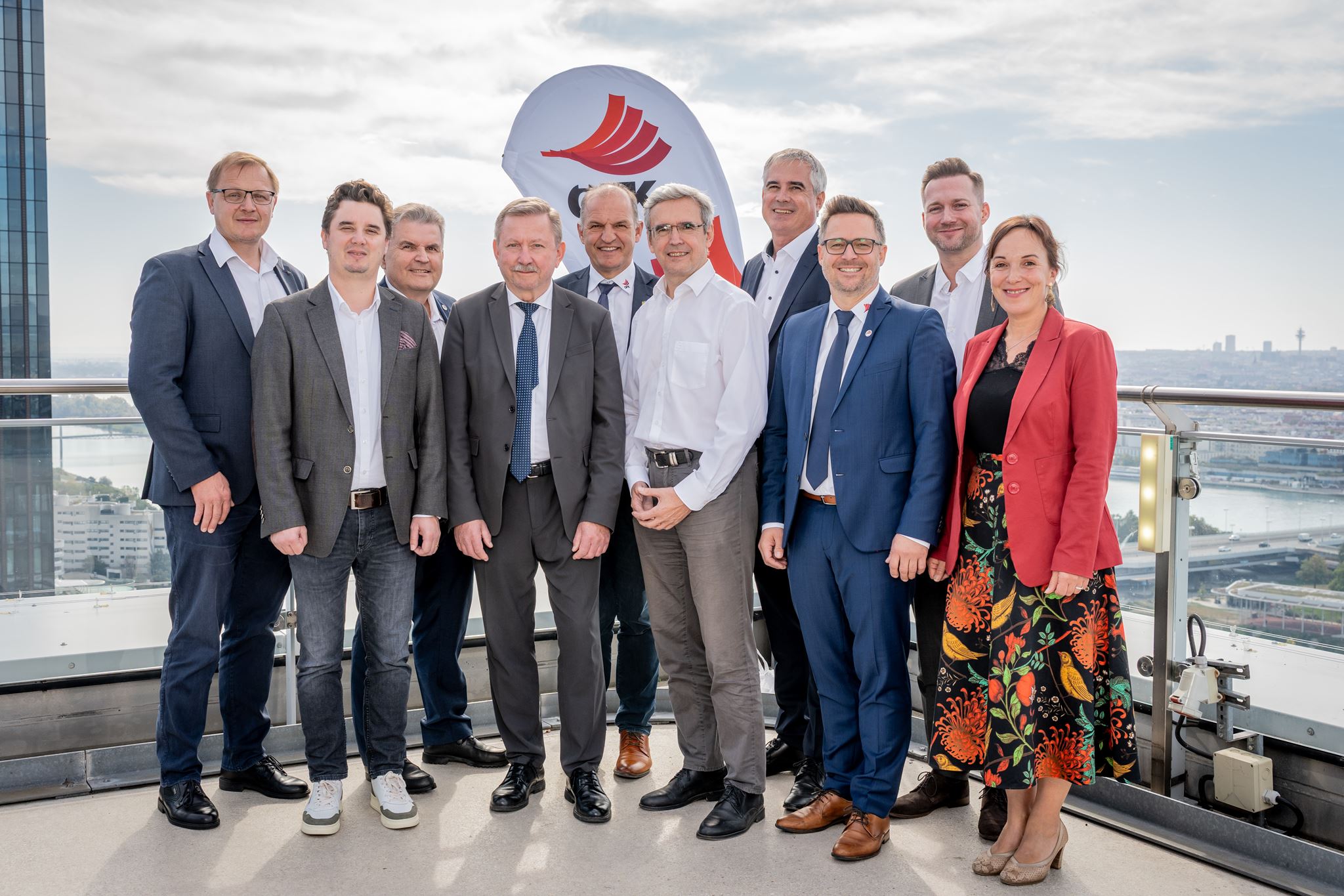 Gruppenfoto der Vortragenden mit ÖFK-Verantwortlichen